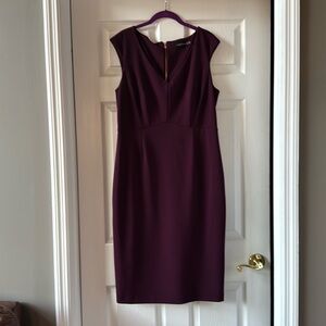 NWT Ivanka Trump Secret Weapon dress. Beautiful wine color w/ rose gold zipper.